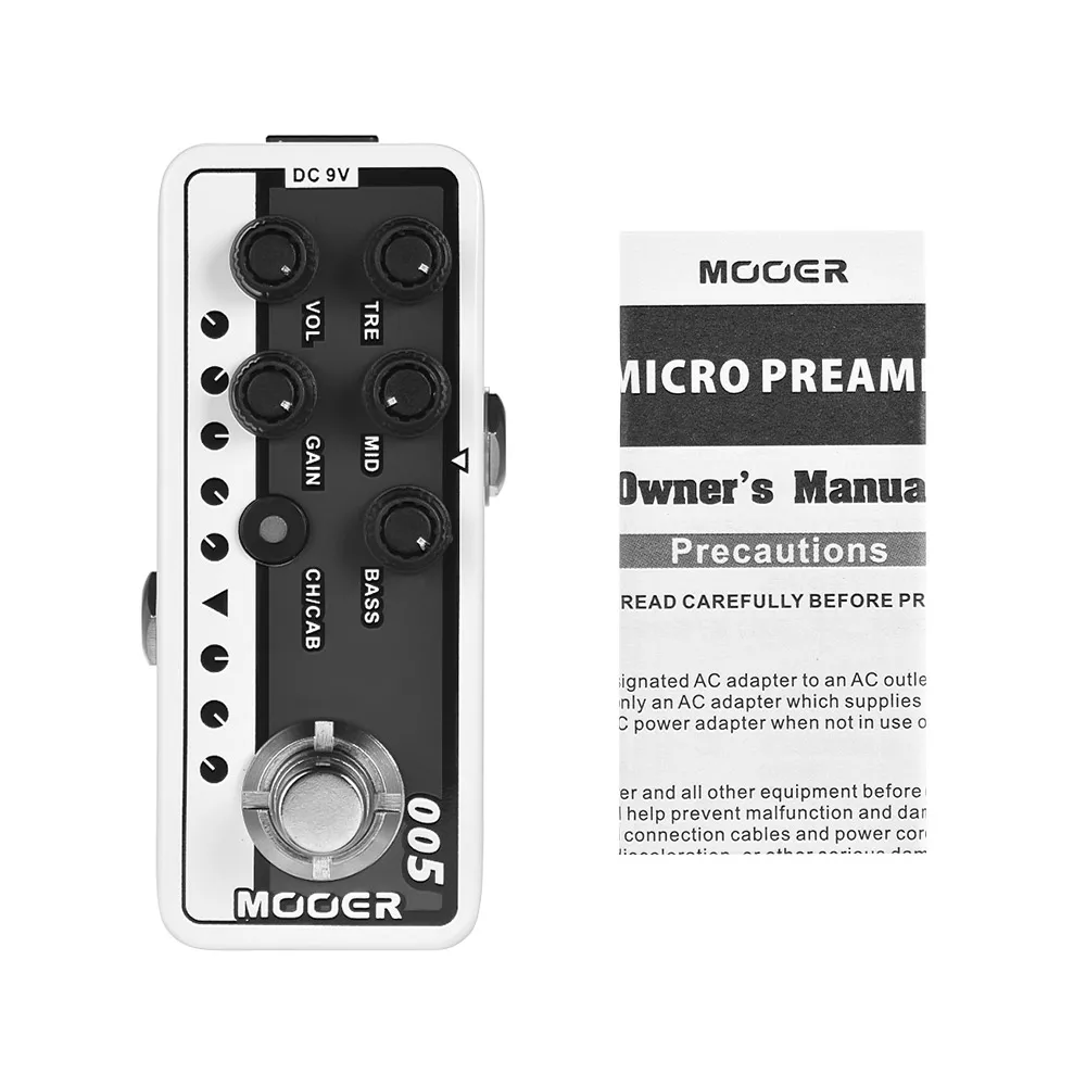 Mooer 005 Brown Sound Preamp Pedal - Dual Channel Tube Amp