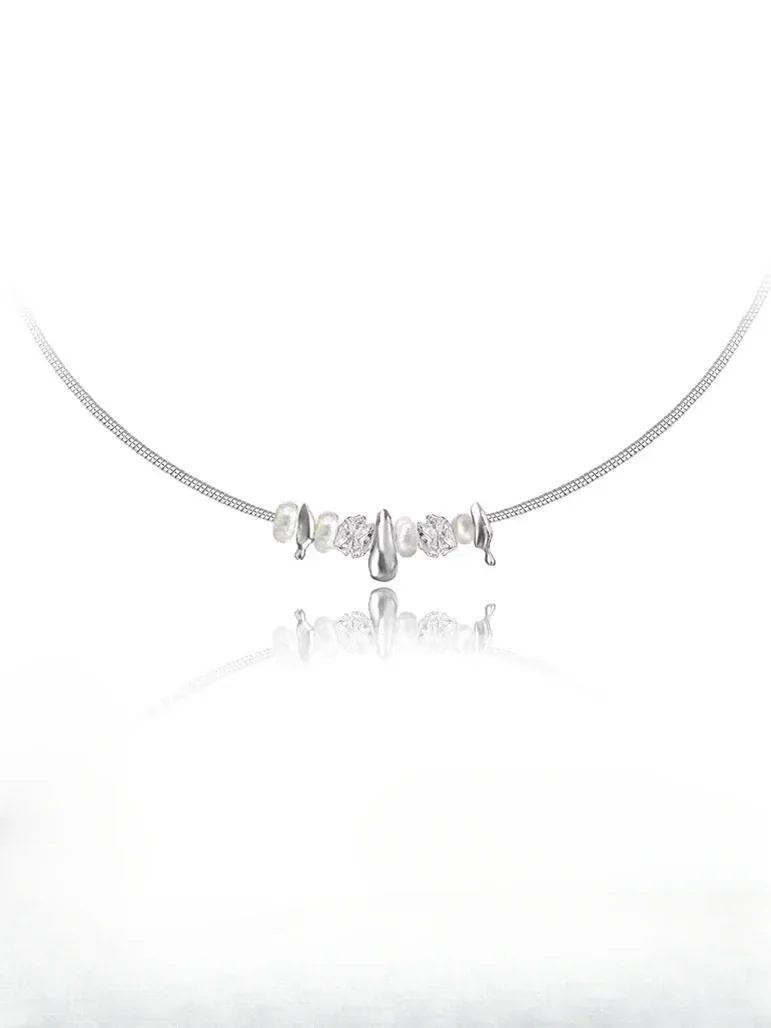 

Простое бисерное ожерелье, эксклюзивная цепочка на ключицу премиум-класса