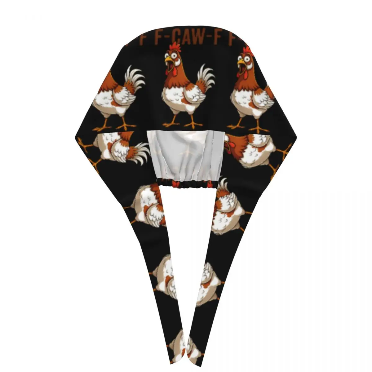 Arbeits-Peelings-Mütze, F Caw, F-Huhn, Stillmütze für Männer und Frauen, Arbeitsmütze zum Binden, weiche, bequeme, grafische medizinische Mütze