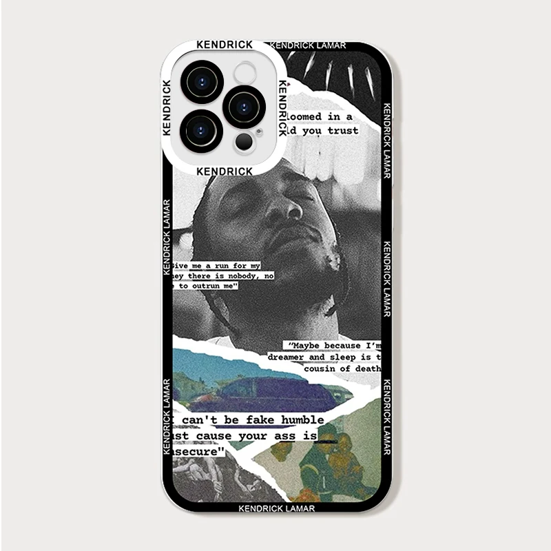 Kendrick Lamar Minimalist Poster Phone Case for Samsung Galaxy S25 S24 S23 S22 Plus S21 S20 FE Note 20 Ultra Covers Clear Fundas