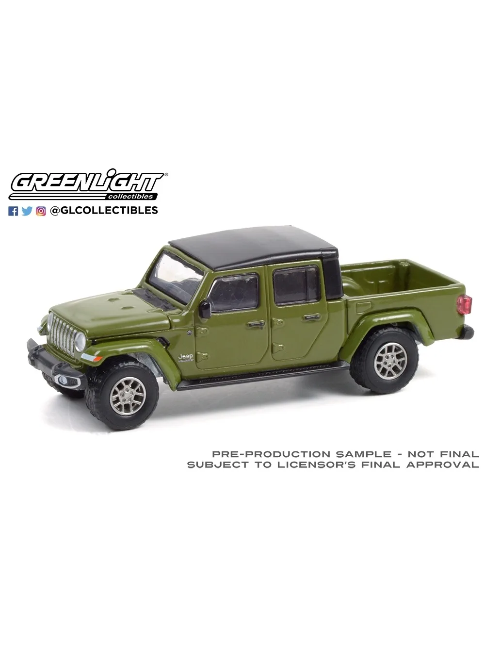 

1:64 2021 Jeep Gladiator - Jeep 80th Anniversary Edition Advanced Collection Ornament Car Models