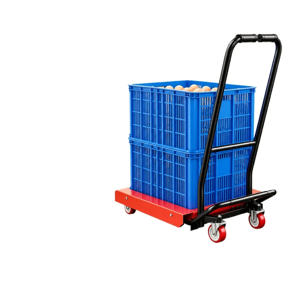 CX manual plastic basket forklift turnover box truck vegetable aquatic egg basket special tool truck