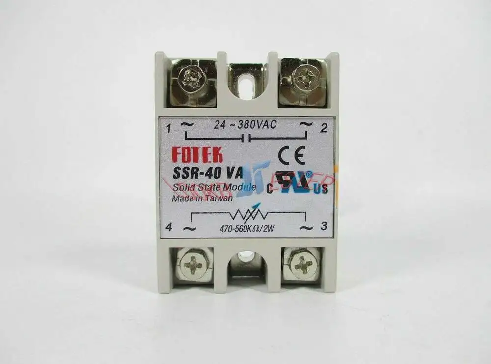 

1PCS FOTEK SSR-40VA AC 24-380V 40A Solid State Relay NEW