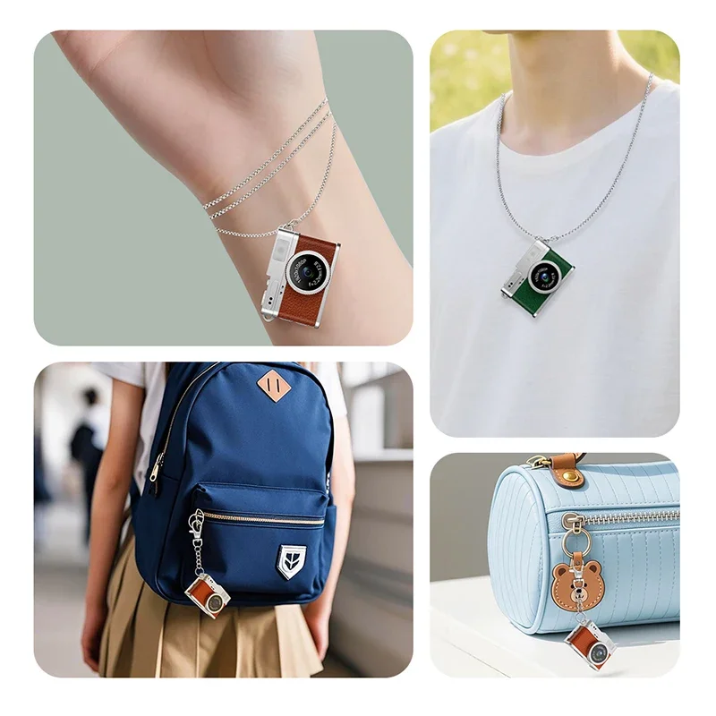 كاميرا صغيرة محمولة عالية الدقة 1080 بكسل مع شاشة يمكن ارتداؤها الرقمية Espia Gizli Camara كاميرا تسجيل فيديو خارجية