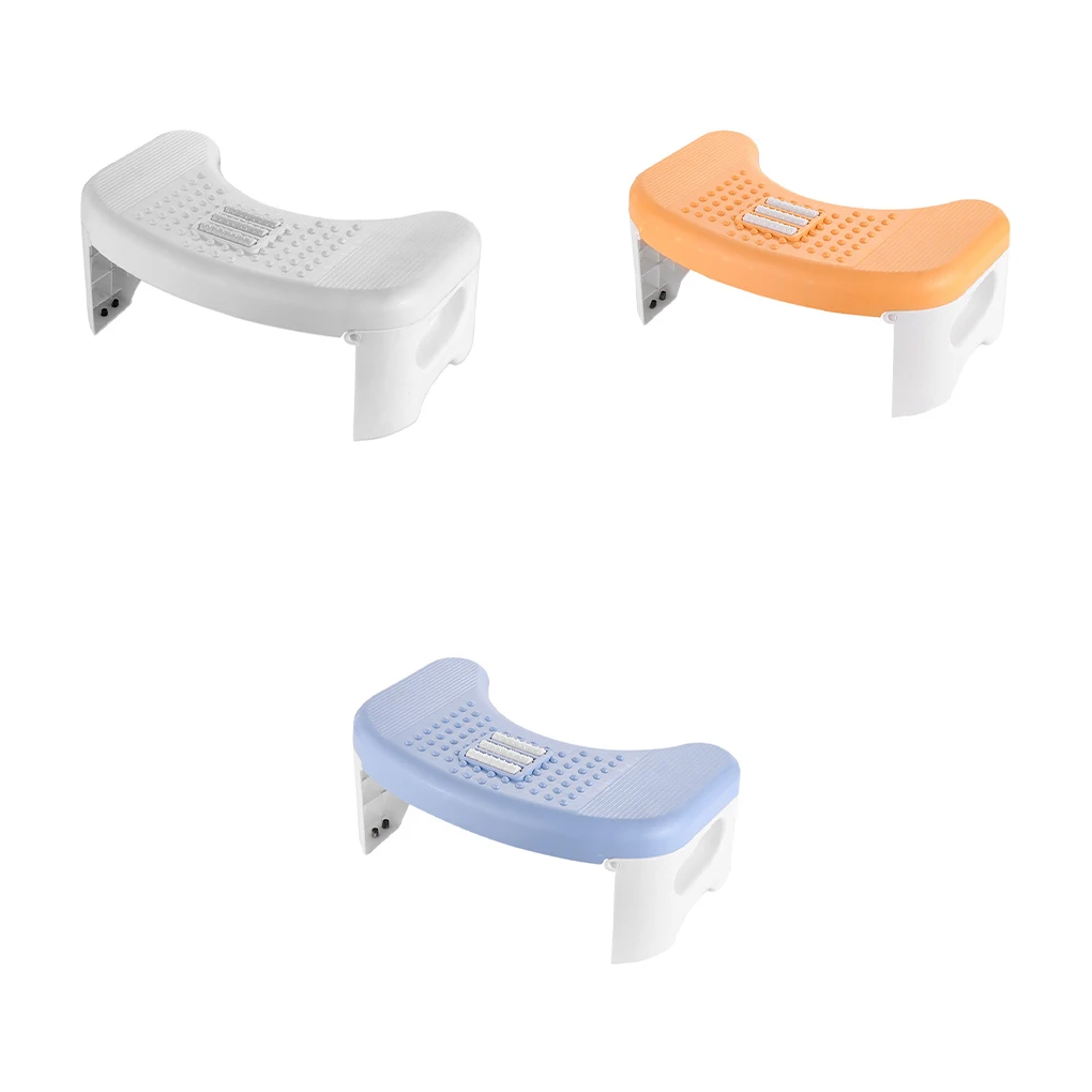 Toilet Seat Footstool With Ergonomic Design - Improve Health And Comfort Indoor Furniture Bathroom Stools Foot Rest