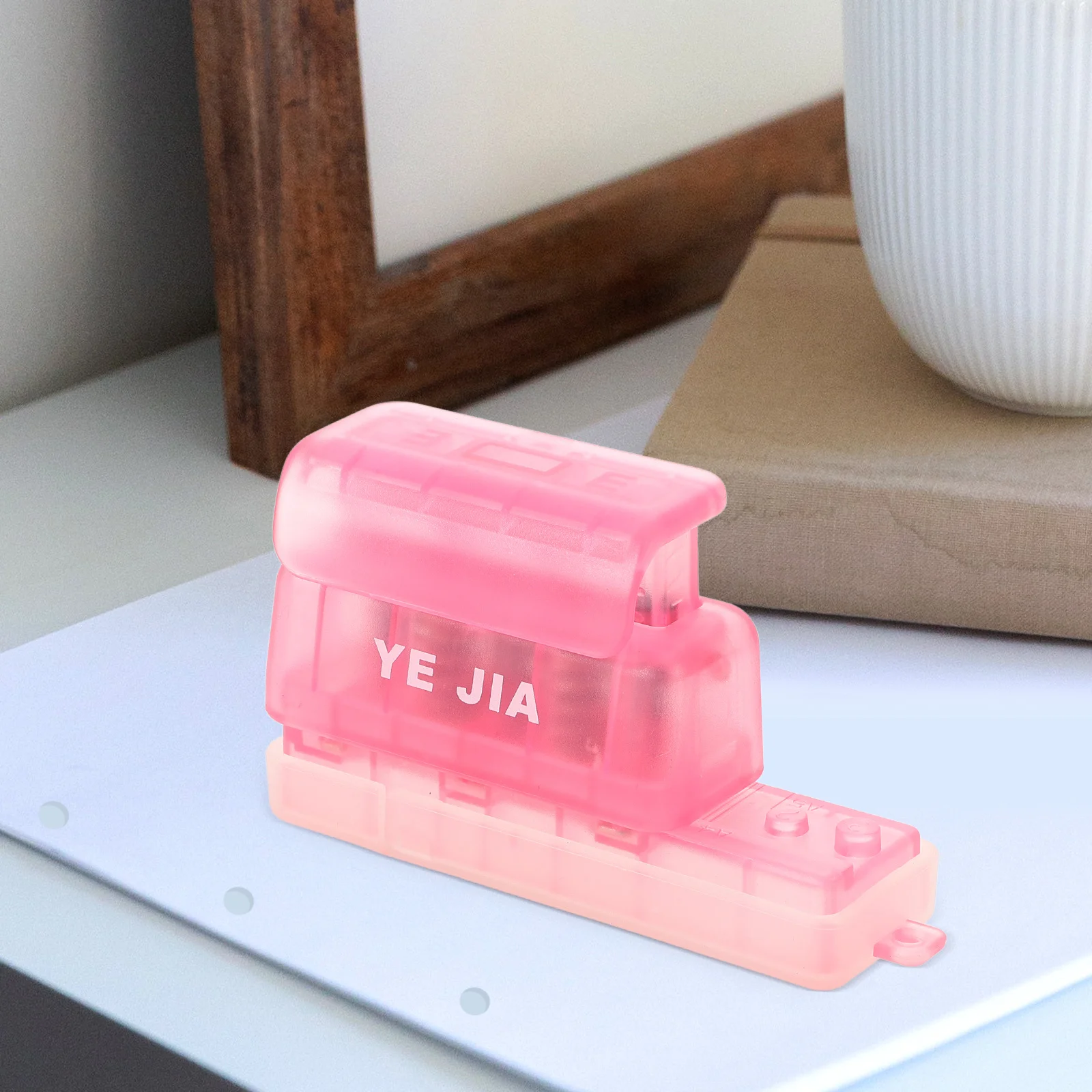 Veemoon Portable Paper Puncher Binder Tool for Office School Use Loose Leaf Sheets