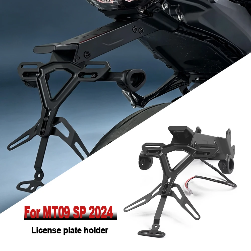 For Yamaha MT09 SP MT-09 MT 09 2024 2025 2026 New Motorcycle Rear Short Tail License plate holder bracket Fender Eliminator kit