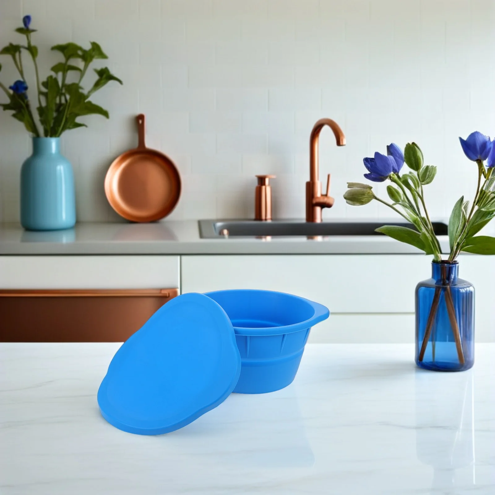 

Круглая силиконовая форма для льда, очень большая, 8 фунтов, складная, многоразовая, для холодных погружных охладителей, вечерние, легкосъемные формы для льда, силиконовые