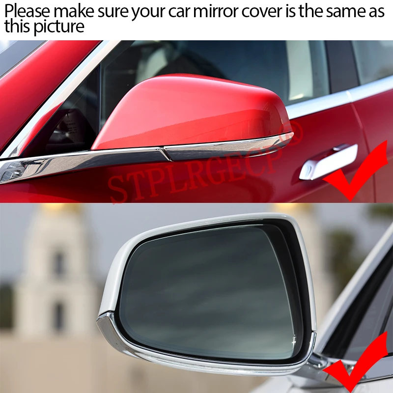 Car Auto Driver Left Side Heated Wing Mirror Glass Angle Rearview Mirror with Base for Tesla Model S 2012-2022
