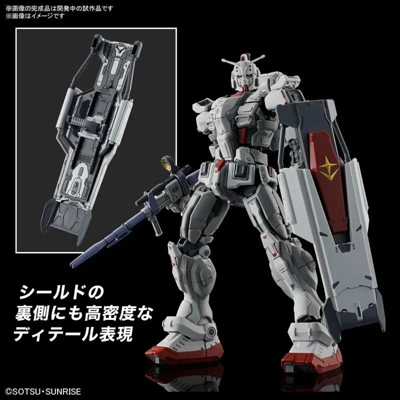 En stock genuino BANDAI HG 1/144 RX-78[G]E GUNDAM EX [RFV] y MS-06F ZAKU II F TYPE SOLARI [REV] Ver. Juguetes modelo anime de ensamblaje