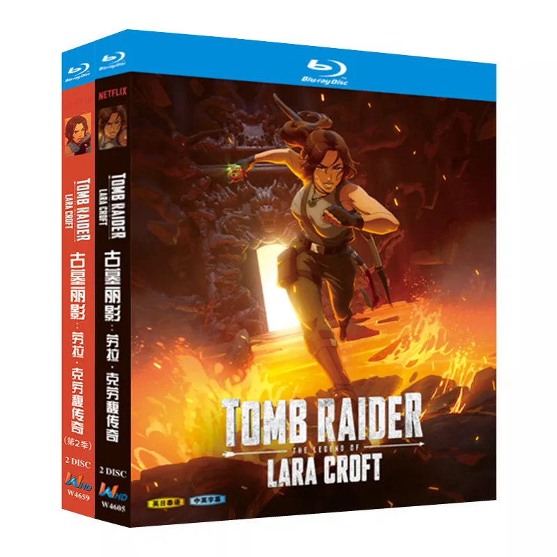 

Blu-ray Ultra HD Анимационный сериал Tomb Raider: Легенда о Ларе Крофт, сезоны 1–2, BD-диск