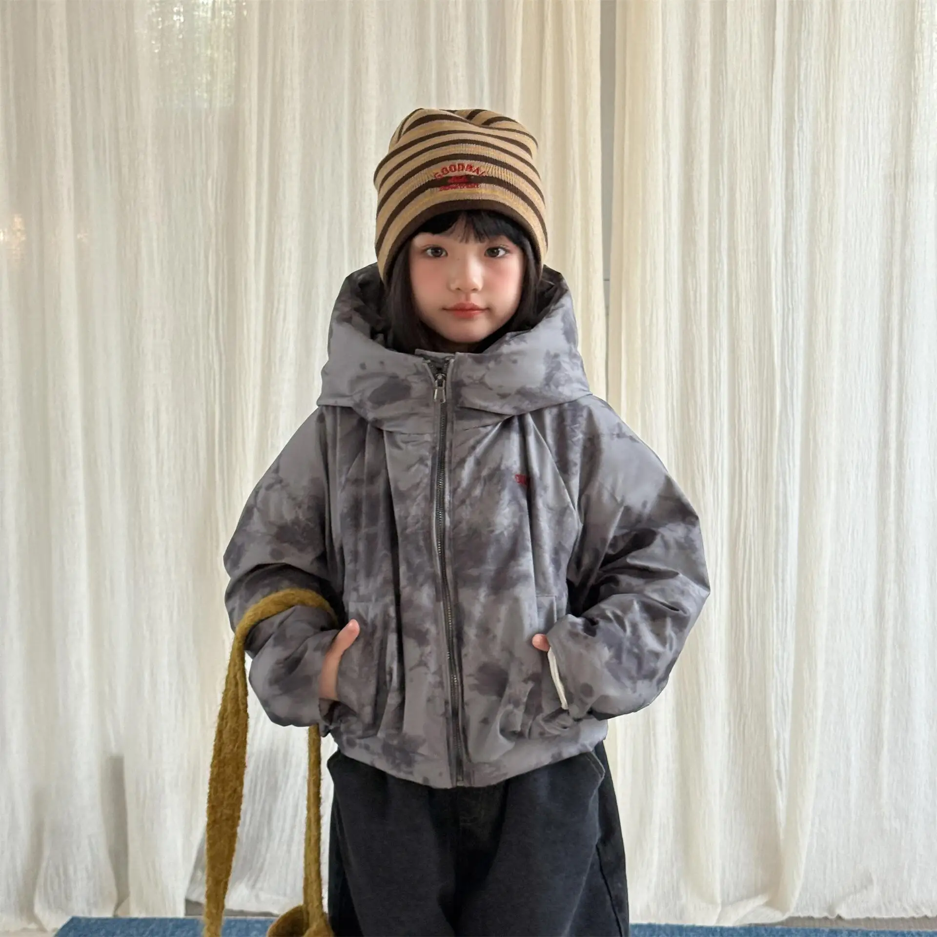 2026 Winter New Children Down Jacket Boys Fashion Camouflage Hooded Coat Girls White Duck Down Jacket Kids Warm Clothes