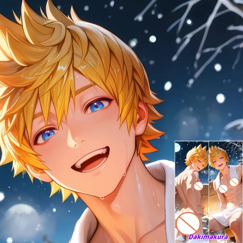 

Dakimakura Anime Pillowcase Roxas Double-sided Print Life-size Body Pillow Cover Bedding Gifts