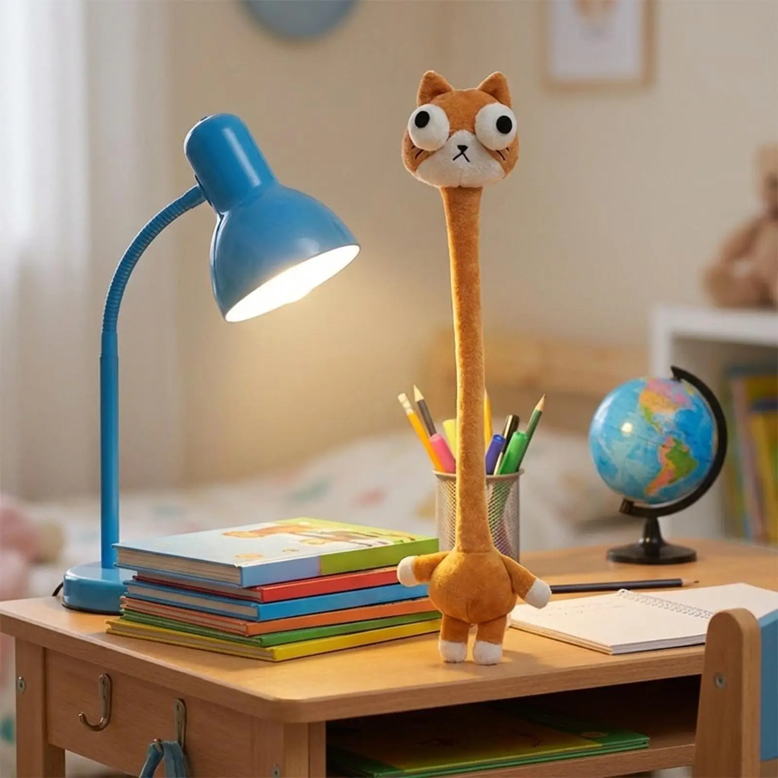 

Плюшевая игрушка-кукла с длинной шеей, подвеска для рюкзака, подарок для мальчиков и девочек на праздники и дни рождения