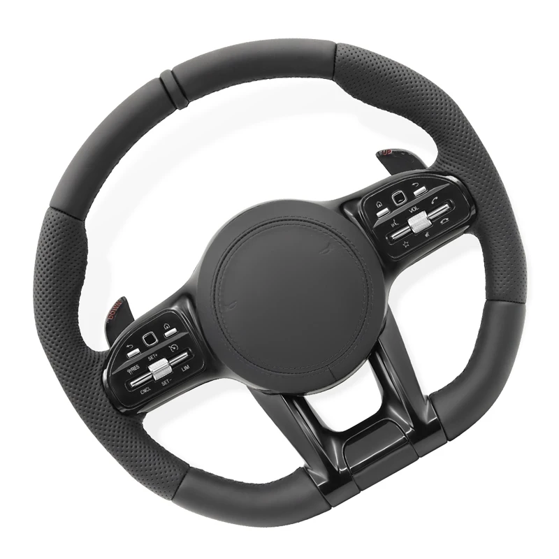 

Автомобильный руль подходит для Mercedes Benz AMG W204 W205 W206 W212 W213 C63 E63 G55 G500 W463 W464 CLS63 Индивидуальный руль
