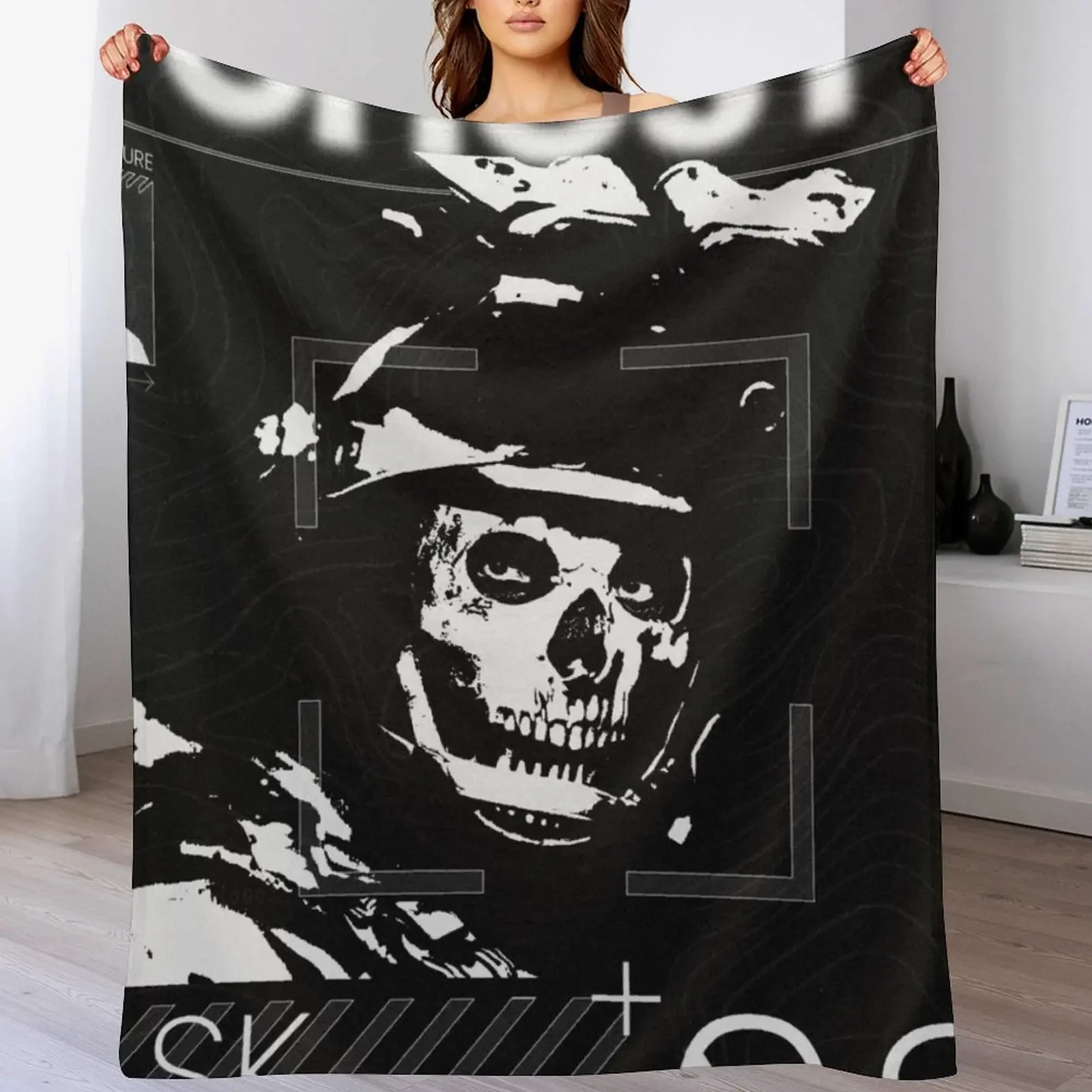 

Simon Ghost Riley MW2 Throw Blanket Luxury Thicken decorative funny gift Soft Plush Plaid Blankets