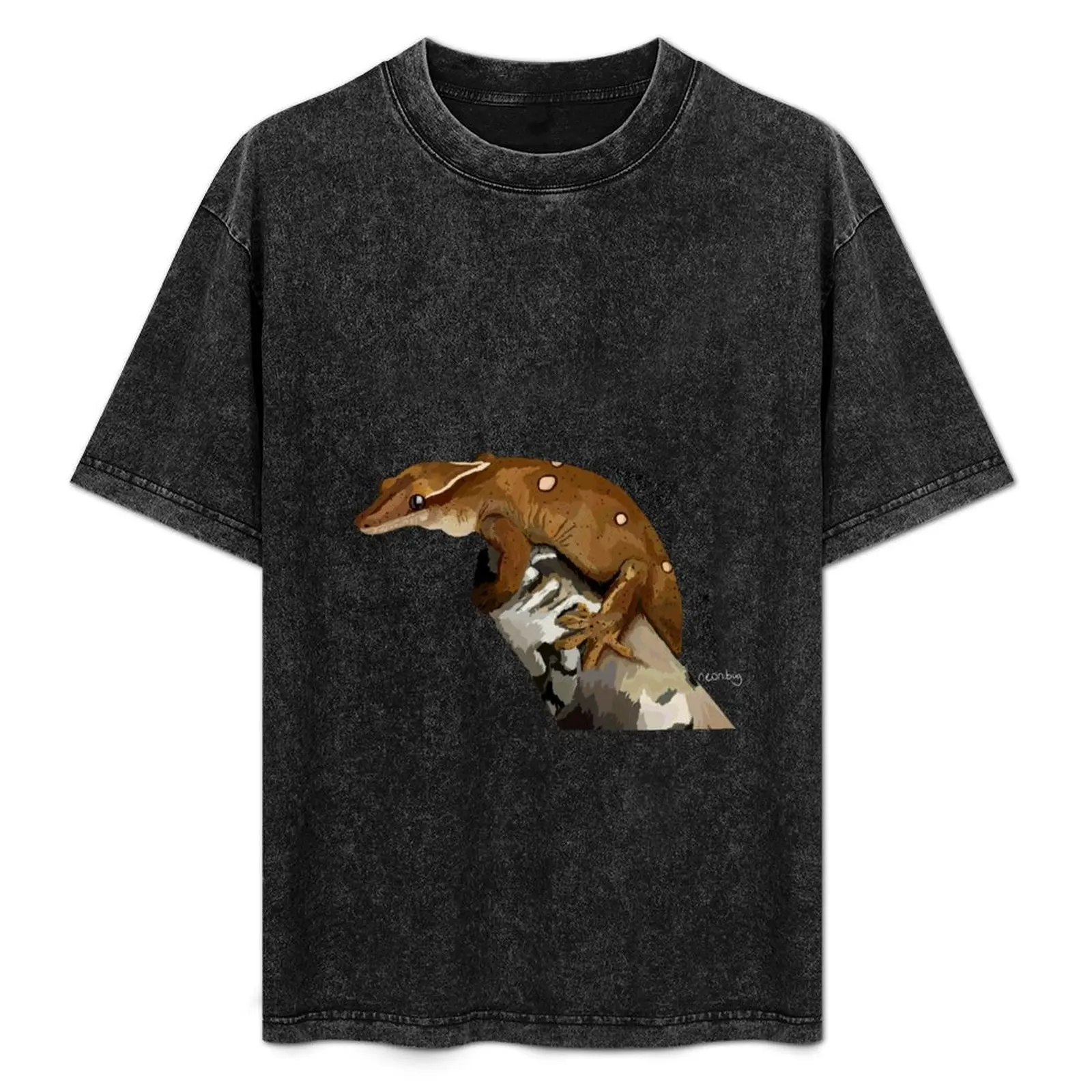 

Sarasinorum Gecko T-Shirt Casual All Match Tee Shirt for Men