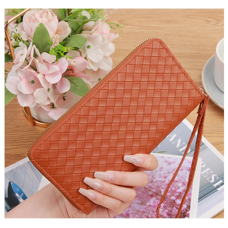 Male Purse Clutch Bags Zipper Coin Pocket Phone Pocket Men's Wallet Long Women Handbags Wallets Big Capacity Card Holder