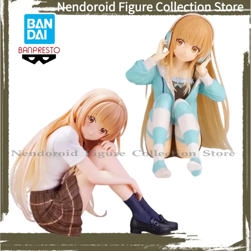 

In Stock Bandai Banpresto The Angel Next Door Spoils Me Rotten Shiina Mahiru Desktop Cute Anime Action Figure Toys Gift Model