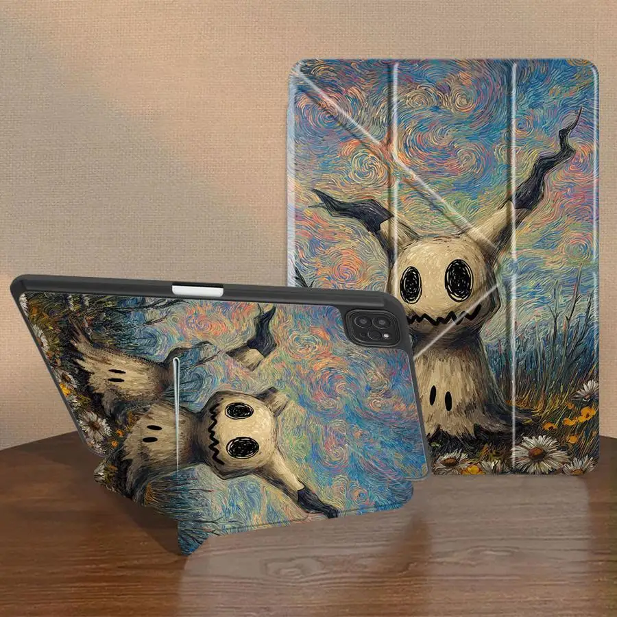 

Tablet Case For iPad Pro 2025 Air 4 5 M3 M2 1 2 M4 11inch Pro 11th 10th 9th 8th 7th 12.9inch Mini 6 7 Holder Cover Pokemon