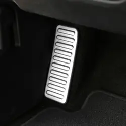 Auto Car Pedals for Mustang 2015-2019 Footrest Pad Cover Left Foot Rest Pedal Decoration Frame Stickers GTWS