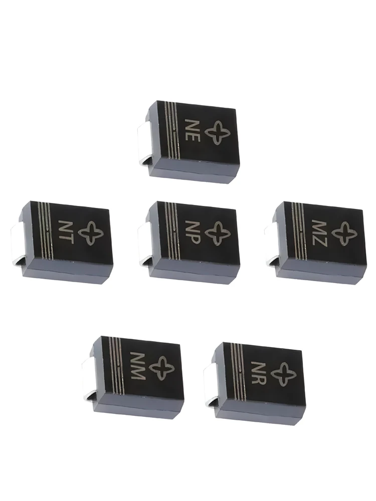 20pcs Unidirectional/SMT TVS transient suppression diode SMBJ5.0A/SMBJ8.0A/10/12/13/16/18/30/40/51/60/70/80/200/170/120A