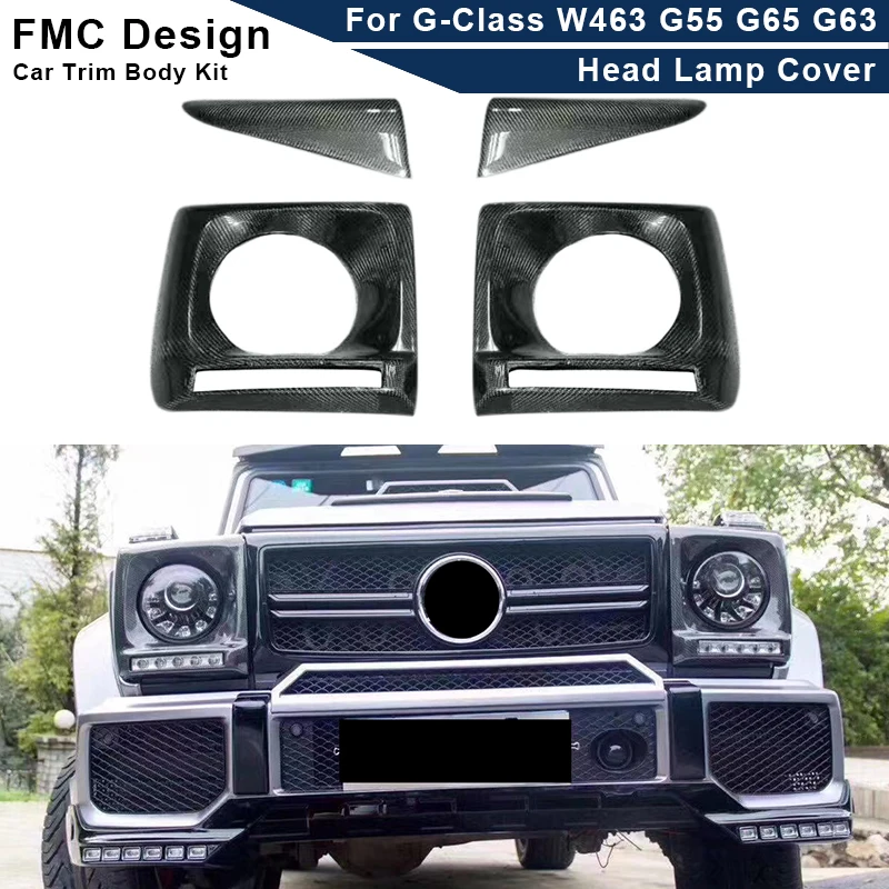 

Налобная лампа из углеродного волокна для Mercedes Benz G-Class W463 G500 G55 G65 G63 2008-2017