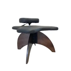 Wooden Kneeling Cross Legged Chair Height Adjustable Stool Height Adjustable Stool for Postural Improvement and Postural Correct