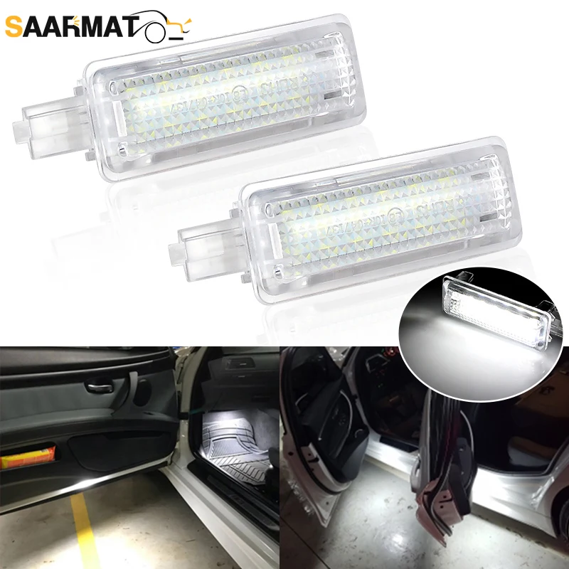 2 uds Canbus LED maletero equipaje luces Led interiores DC12V blanco brillante para Ford Focus Kuga 2013-Up sin errores