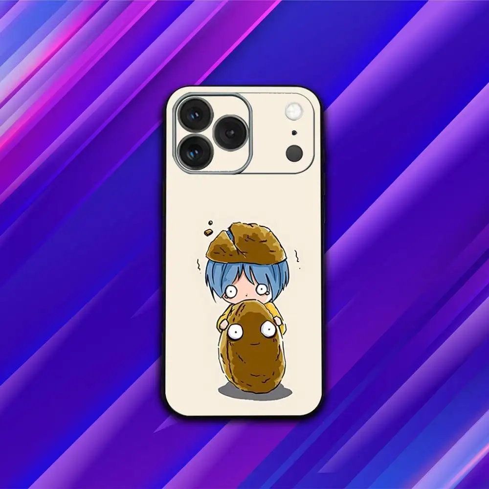 حافظة هاتف P-Plants Cute vs Z-Zombies لهاتف iPhone 17,16,15,14,13,12,11,Pro,Max,Plus,X,XS,SE4,E,Mini,Soft Black Case