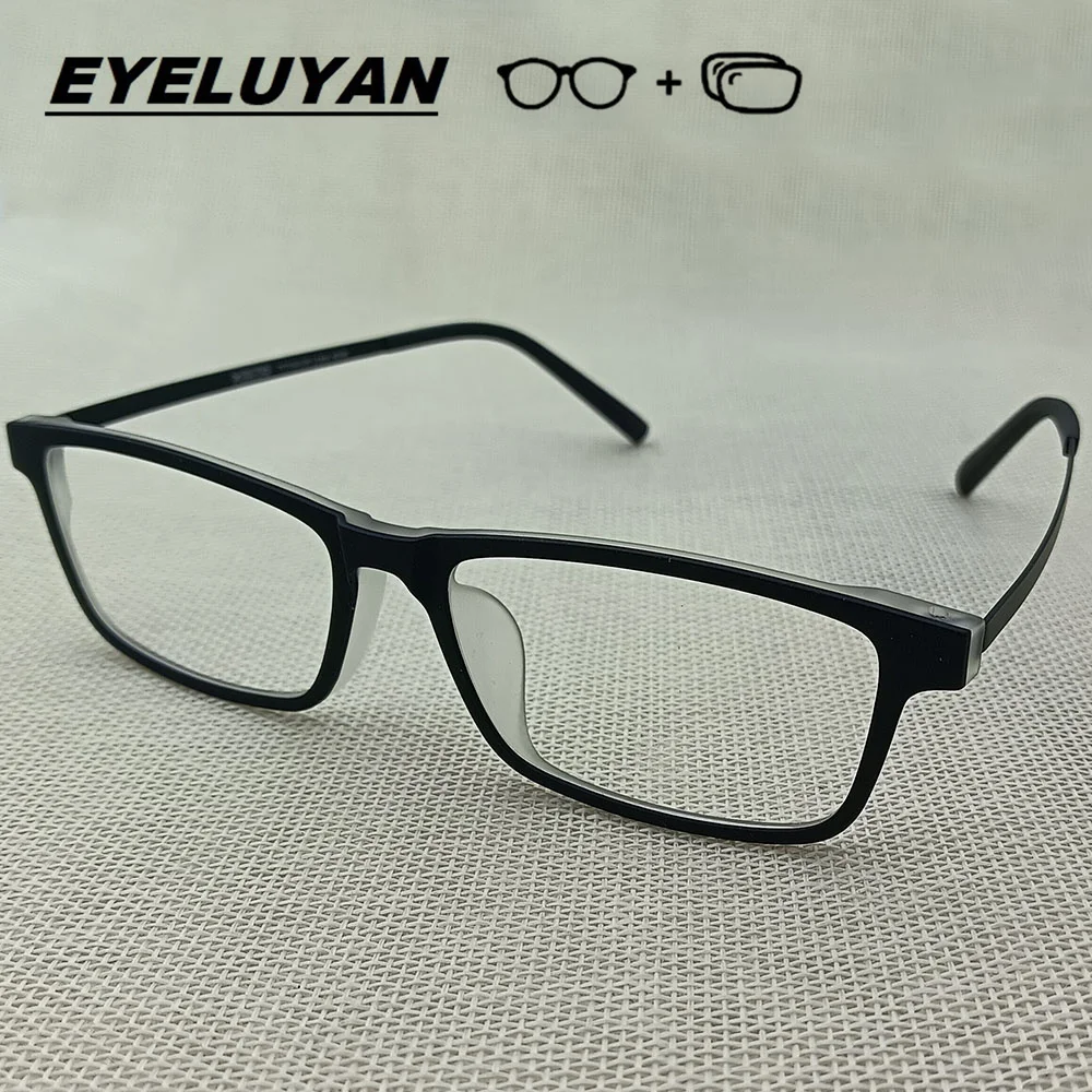 

EYELUYAN Prescription Glasses Men Women Photochromic Progressive Eyegasses Fashion TR90 Rim Titanium Legs Optical Eyewear