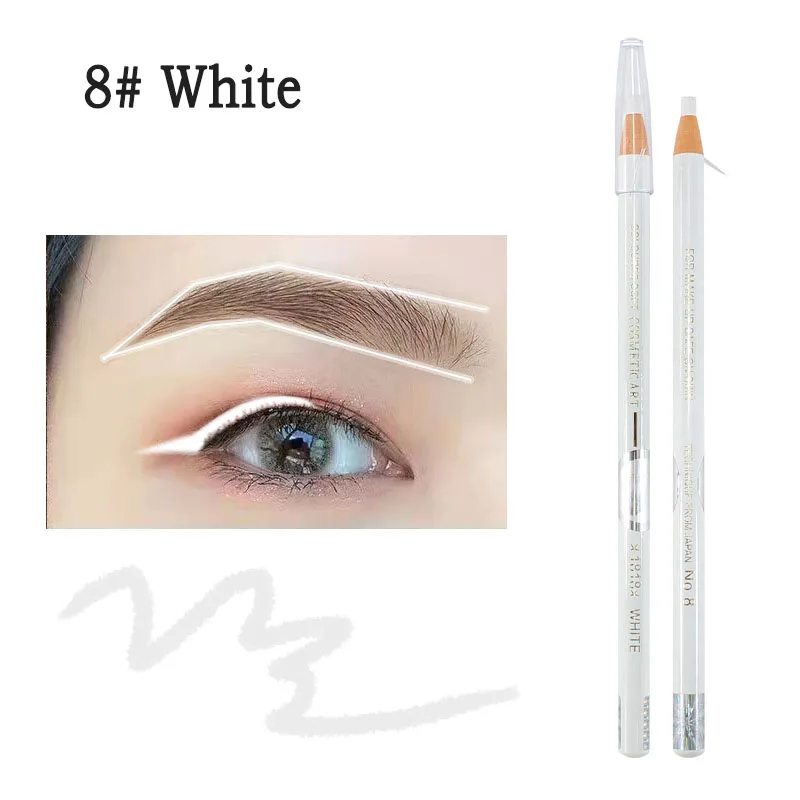 1818 Waterproof Eyebrow Pencil Microblading Permanent Makeup Dermatograph Pencil Peel Off Pull Roll Paper Eyebrow Pencil Set