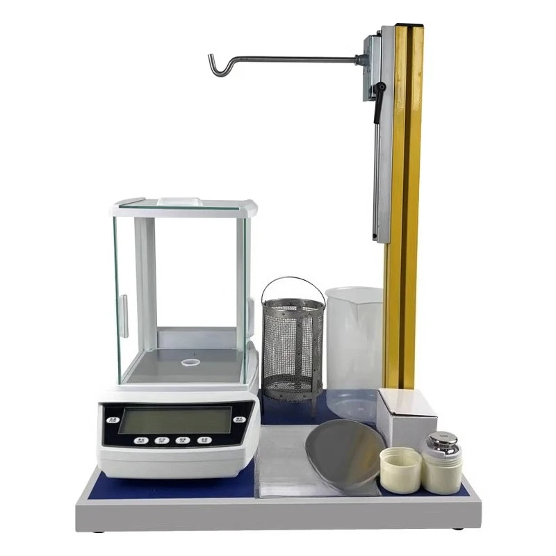 Soil buoyancy meter, determination of specific gravity of soil particles