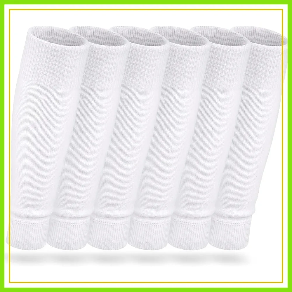 

3 Pairs Pre Cut Soccer Socks Leg Sleeves for Football Baseball Softball Rugby
