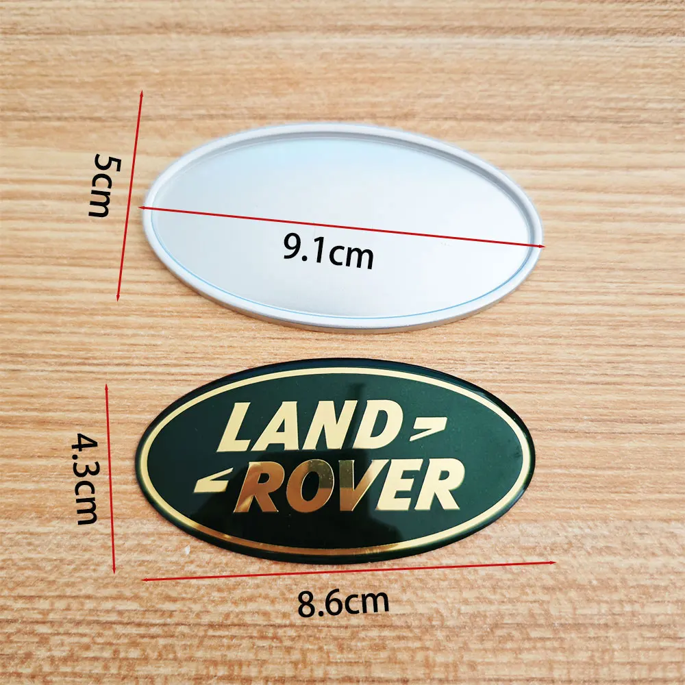 Land Rover Logo Car Front Grill Badge Trunk Sticker For Range Rover Discovery Sport Evoque Defender Velar Freelander Accessorie