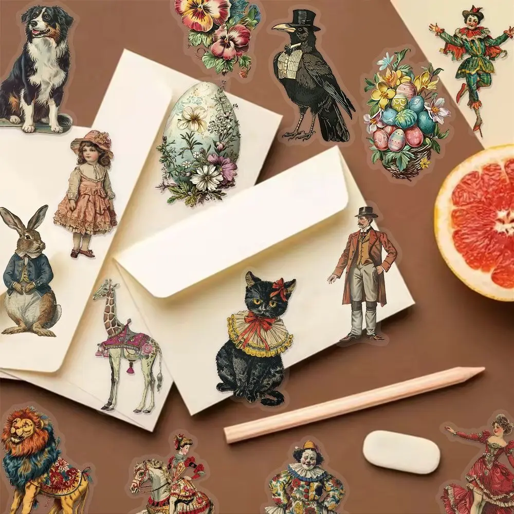 

Creative 50PCS Pack Victoria Stickers Waterproof PET Cartoon Decals Removable DIY Design Laptop Stickers Luggage Decoration