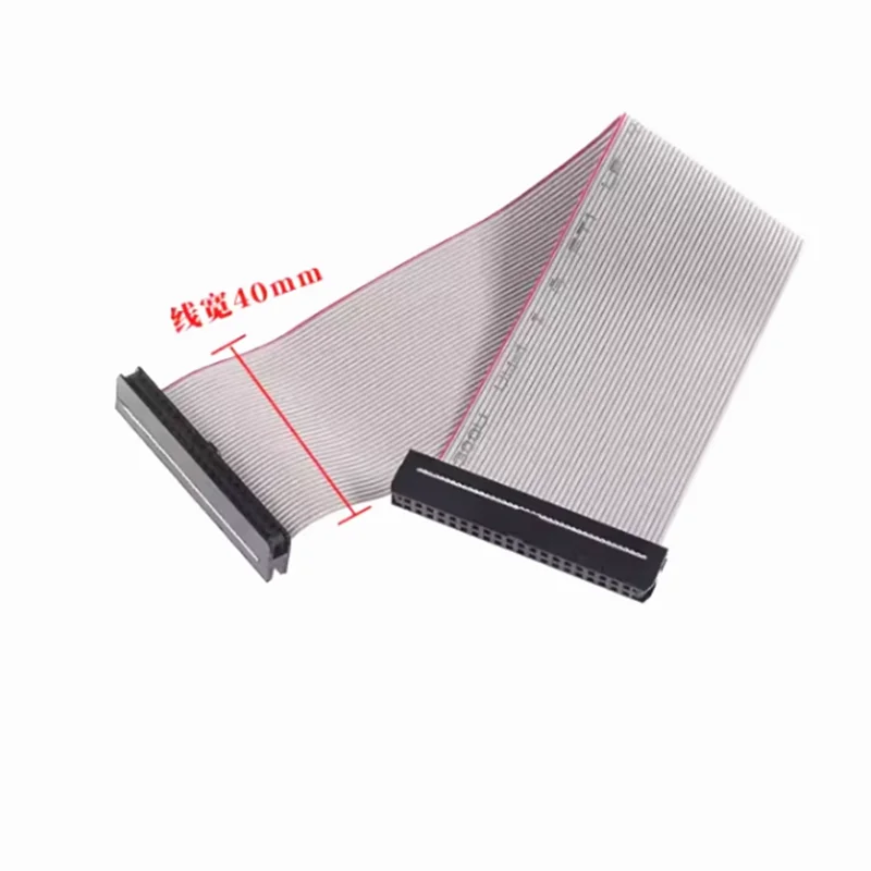 1pcs 2.0mm Pitch FC 6/8/10/12/14/16/18/20/24/26/30/34/40/44/50 Pin Gray Flat Ribbon Data Cable 10-50cm For DC3 IDC Male Header