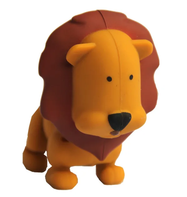 Animale Leone Luci a LED Portachiavi Incandescente Vocale Mini Torcia Portachiavi Ciondolo Borsa Giocattoli per bambini Regalo Donna Uomo Gioielli per feste