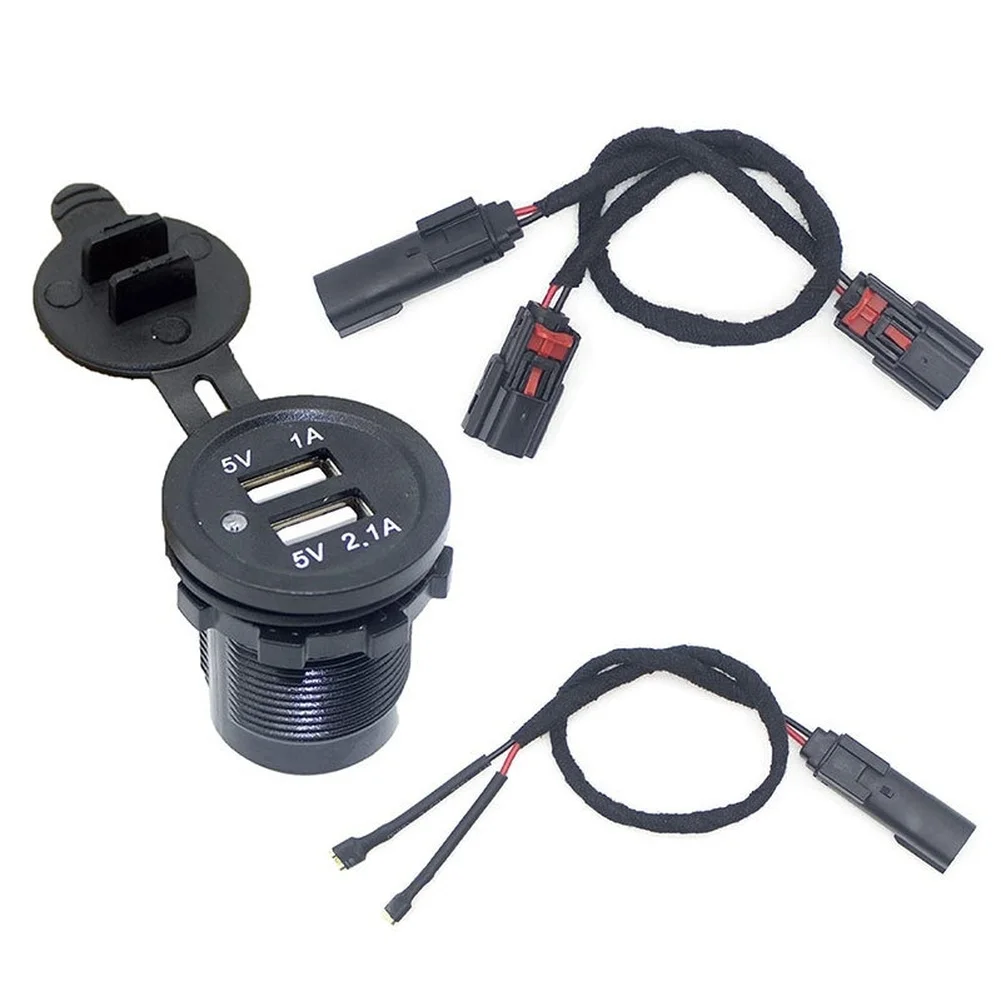 For Outdoor Riding USB Power Outlet Usb Power Outlet Kit For Ski-doo Power Outlet High-strength Construction Dual Charging Ports