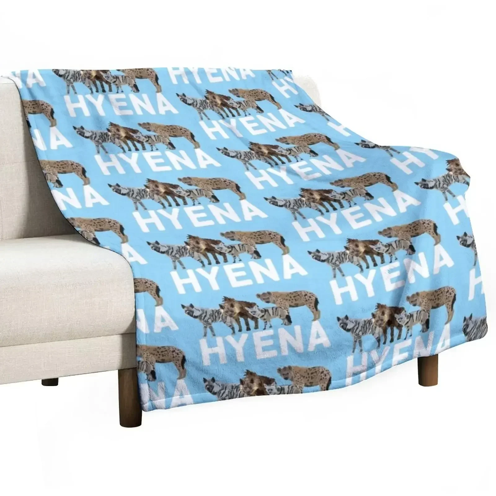 H is for Hyena Throw Blanket Blankets For Sofas Cute Plaid Camping blankets and throws Blankets