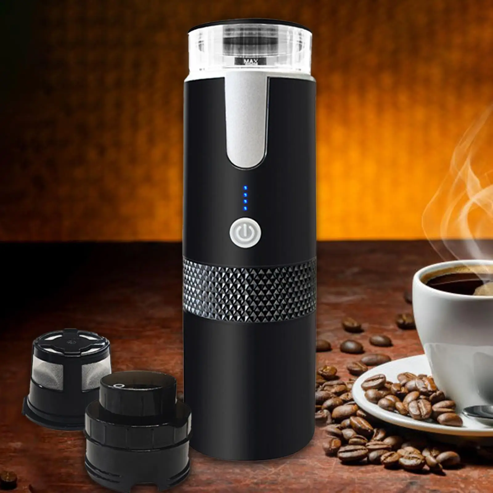 

Mini USB Electric Coffee Maker Machine Portable Espresso Machine for Camping