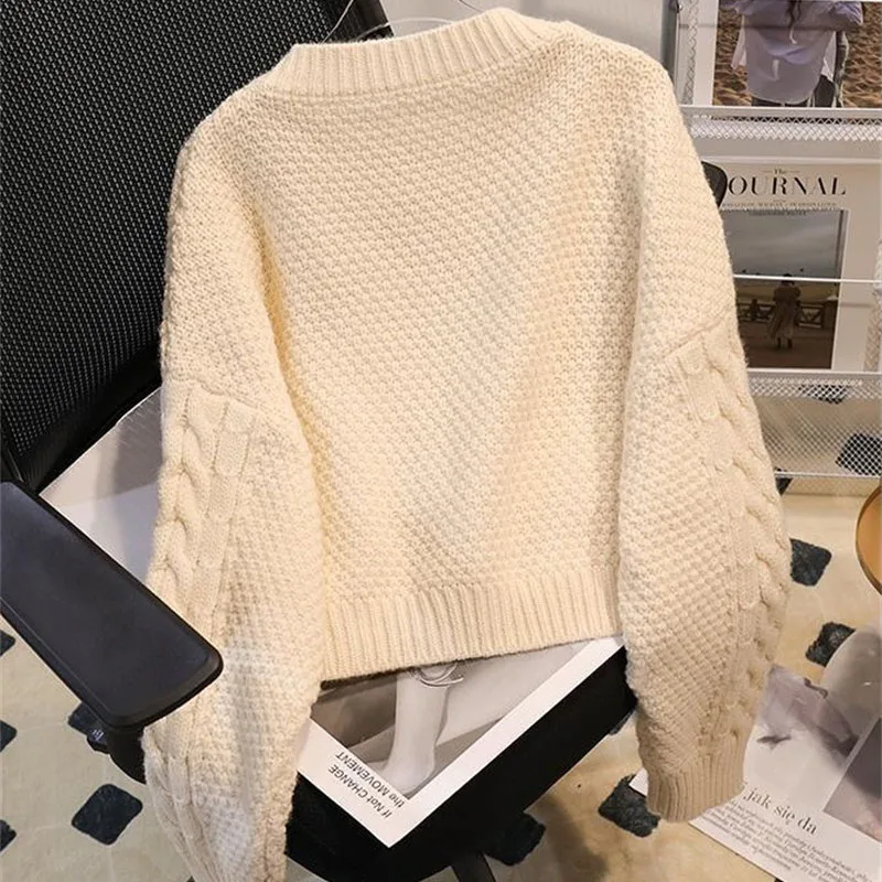 Cardigan tricoté pour femme, manteau, ample, loisirs, polyvalent et confortable, nouvelle mode printemps et automne