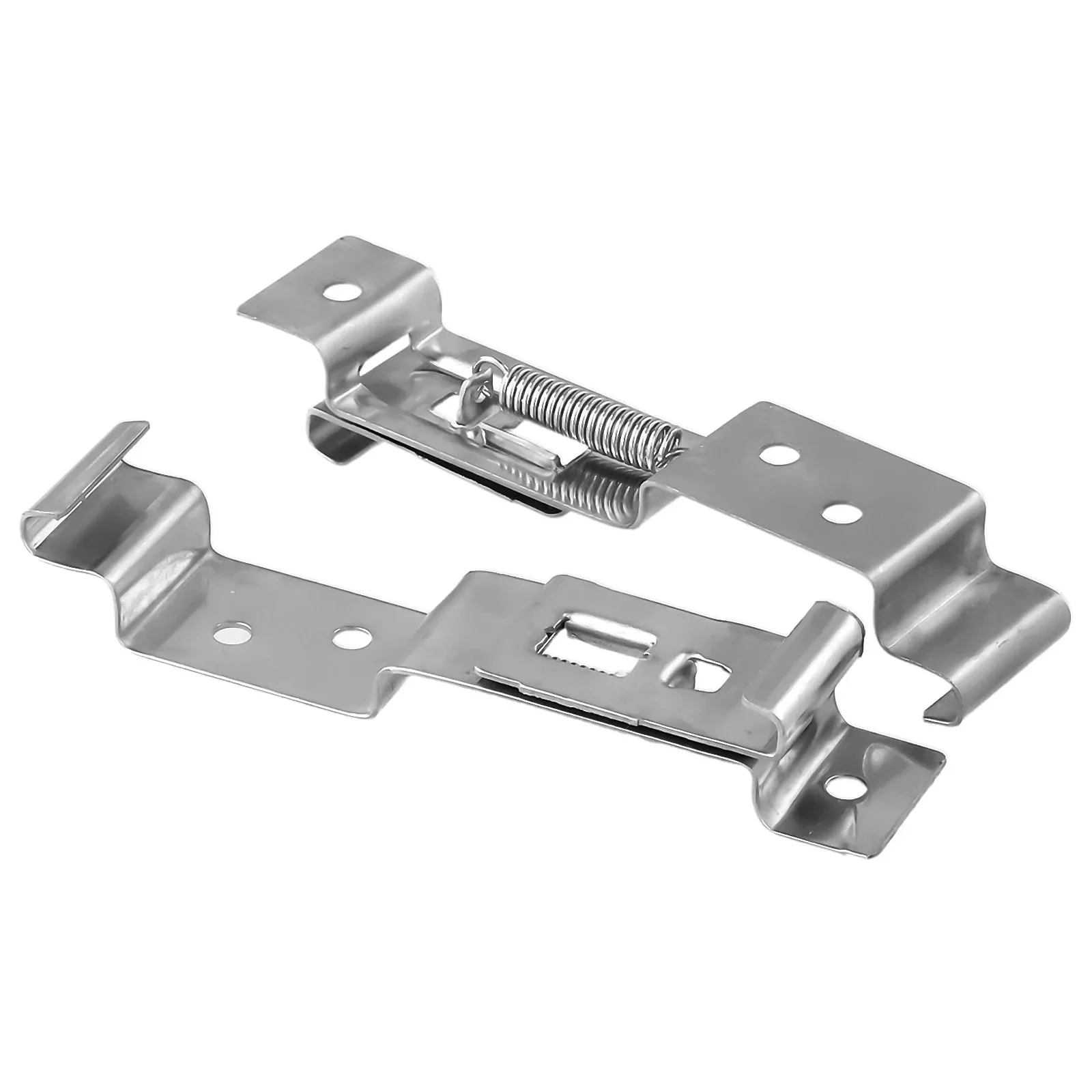 

Spring Holder Number Plate Clips Replacement Vehicle Accessories Bracket Loaded Metal Parts Rectangle 2pcs Car