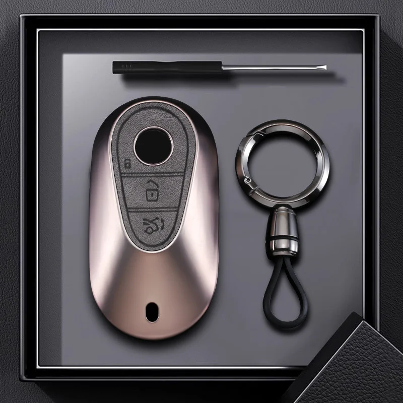 Para mercedes benz w206 w223 c s classe s350 c200 c260 c300 s400 s450 s500 s480 s580 remoto chave do carro caso capa chaveiro acessórios