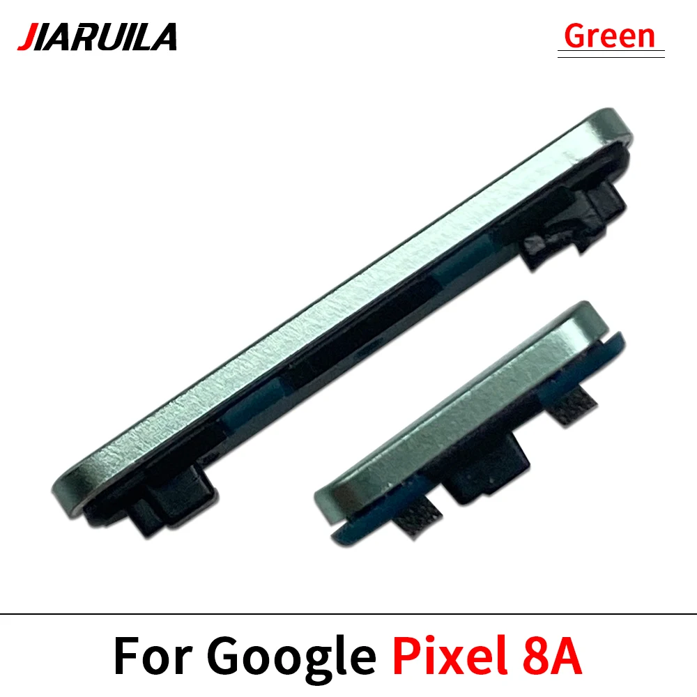 NEUES Set aus seitlichen Lautstärketasten + Ein-/Aus-Tasten als Ersatzteil für Google Pixel 5 / 5 Pro / 8 / 8 Pro / 8A – Detail 1