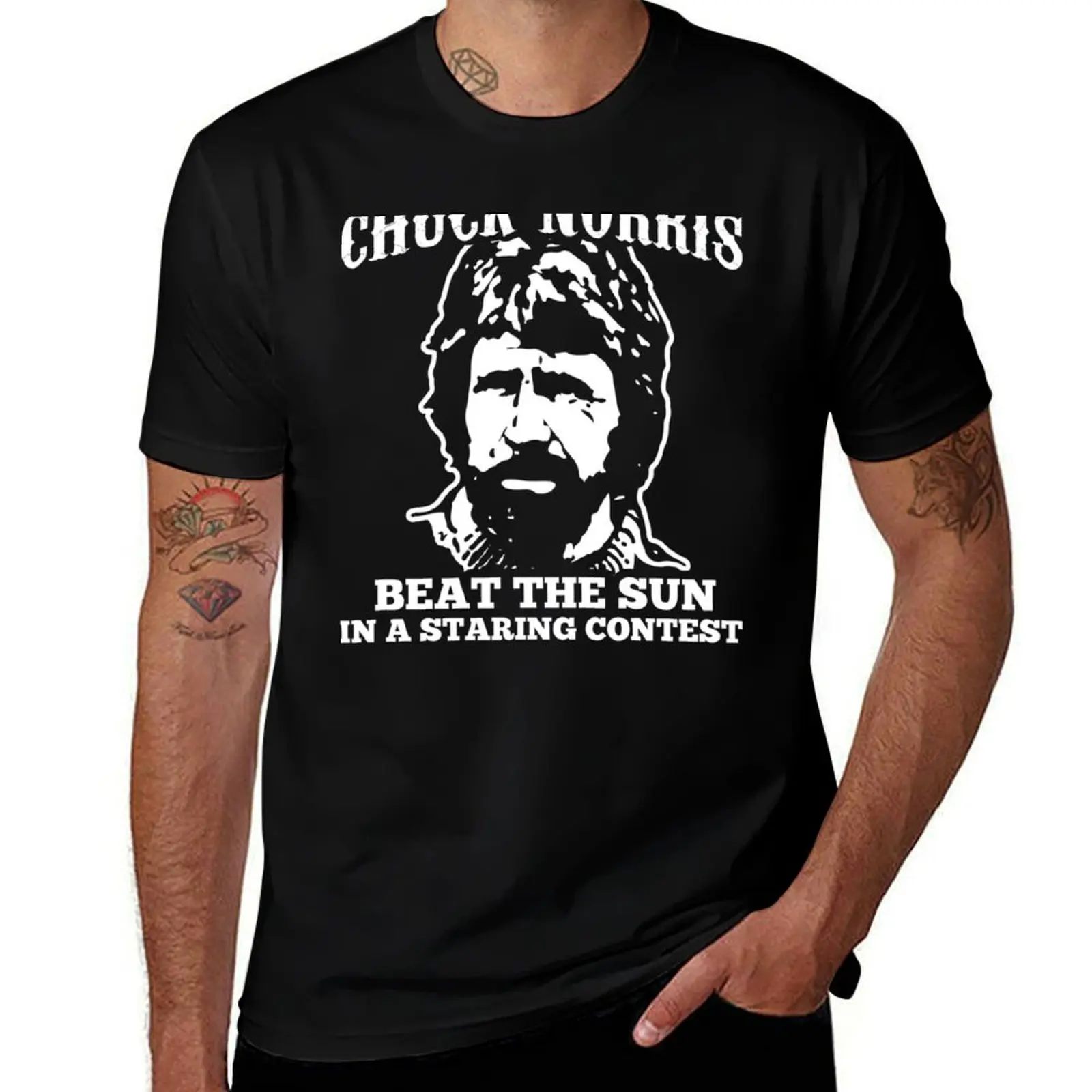 Chuck Norris fact T-Shirt Street Fashion Casual Tee Shirt T-Shirt