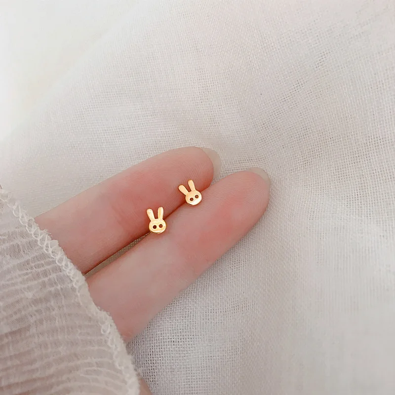 Mooie kleine oorbellen piercings vleugel hart Stud Oorbellen voor vrouwen goud kleur 925 zilveren naalden oor Stud sieraden voor tiener cadeau