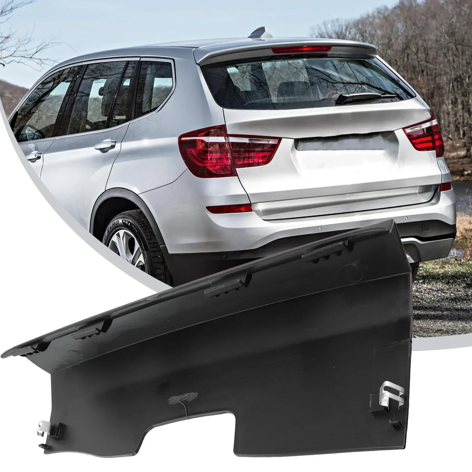 1pcs Car Rear Bumper Tow Bar Hole Cover For BMW E83 X 3 2007-2011 Rear Tow Cover 51123416243 Plastic