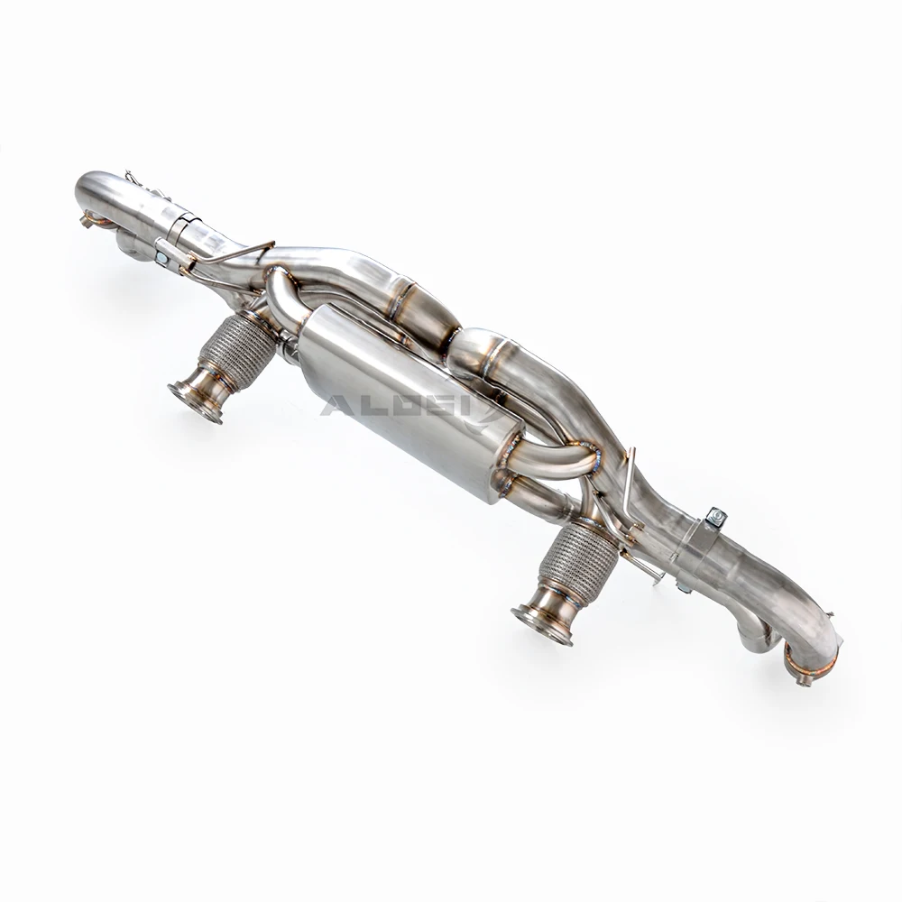

Wholesale for Audi R8 V10 5.2l 2015-2023 vacuum valve automotive performance exhaust pipe system ALOSI ss304 valve exhaust pipe