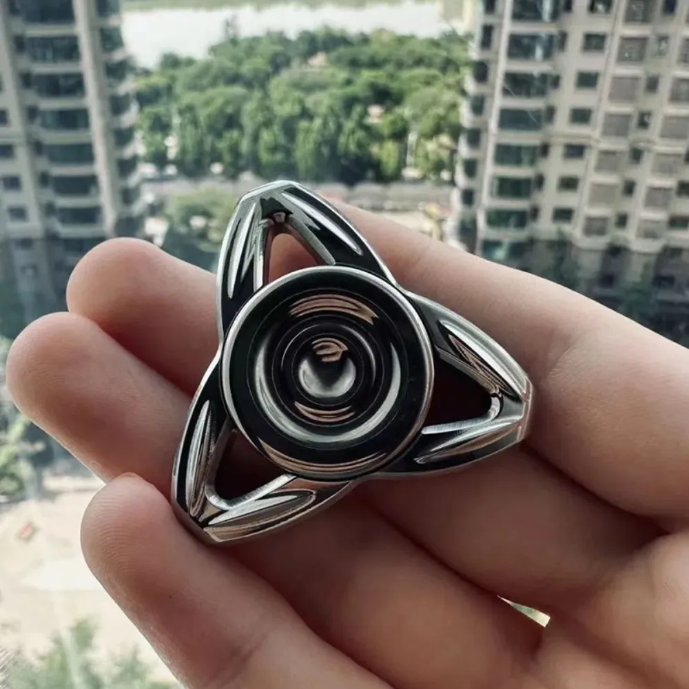 Ry EDC YUN Fidget Spinner Stainless Steel Zirconium Handling Feel Gyro Anxiety Relief Gadgets Fidget Toys Metal